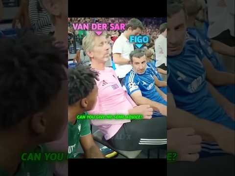 When Figo And Van Der Sar Trolled Ishowspeed😂😁