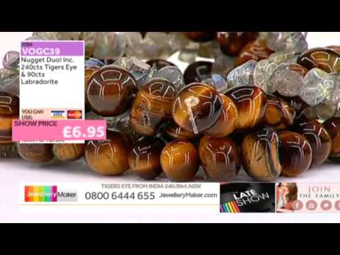Silver Pearls and Zircon for jewellery making: JewelleryMaker late show LIVE 25/10/2014