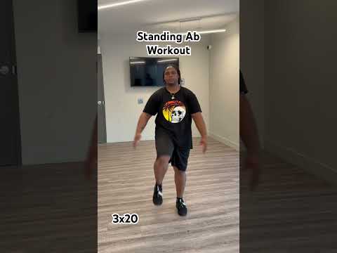Beginner-Friendly Standing Ab Routine | No Equipment Core Workout #subscribe #absworkout #fyp #viral