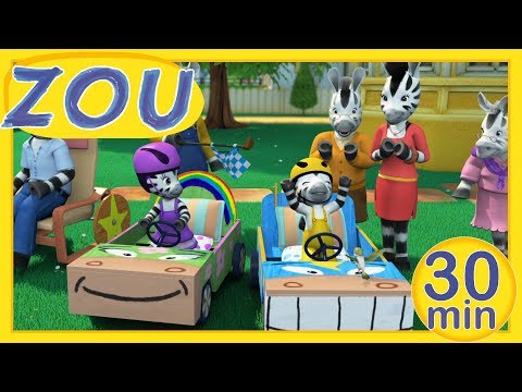 LES VOITURES DE ZOU🚗 30 min COMPILATION 🚙 Dessins animés | Zou en Français