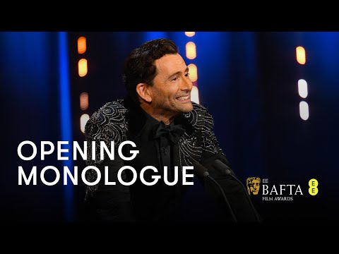 David Tennant's hilarious opening monologue | EE BAFTA Film Awards 2024
