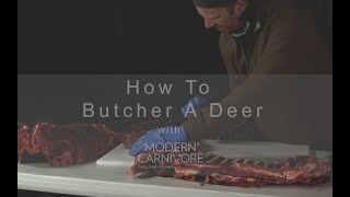 How to Butcher A Deer