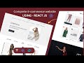 Build An Ecommerce Website Using React JS Tailwind Css