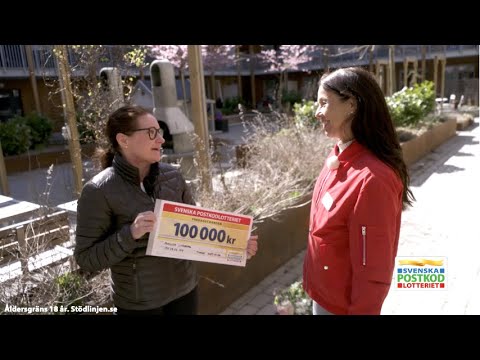 Glädjetårar i Tyresö när Magdalena kom med vinstbesked - Postkodlotteriet
