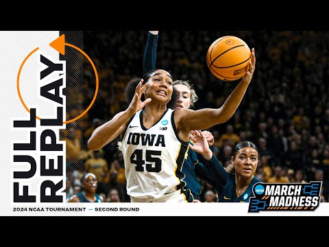Iowa vs. West Virginia - 2024 NCAA women's second round | FULL REPLAY