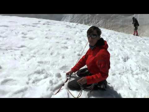 Spaltenbergung mit der losen Rolle