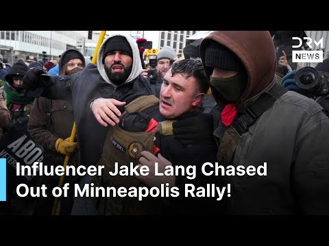 UNSEEN VIDEO: Conservative Influencer Jake Lang Forced Out of Anti-ICE Protest in Minneapolis | AC1Z