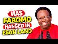 Dr Edoleyi Fabomo Speaks On The Rumour Of Hanging Him In Esan Land