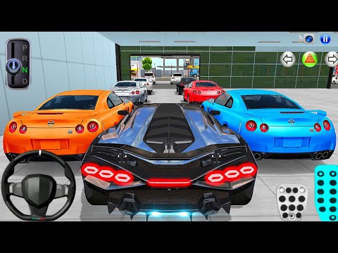 New LUXURY Lamborghini Car Parking in Super Shop - 3D Driving Class 2026 - Best Android Gameplay