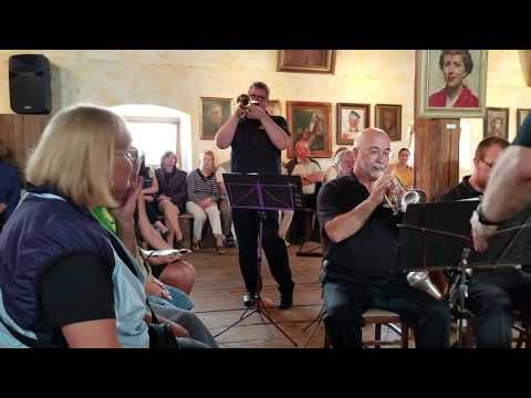 Mississippi River Brass Band plays Flowerdale in Želeč, Czech Republic