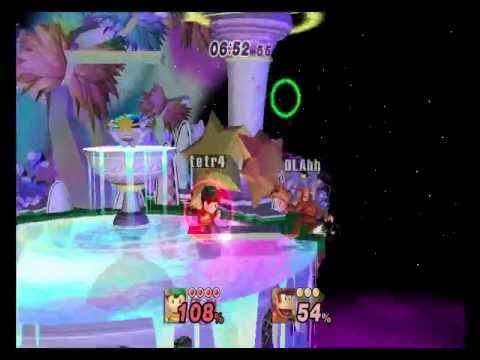 Tetraflora (Ness) vs DLA (Diddy) - Project M Netplay Friendlies