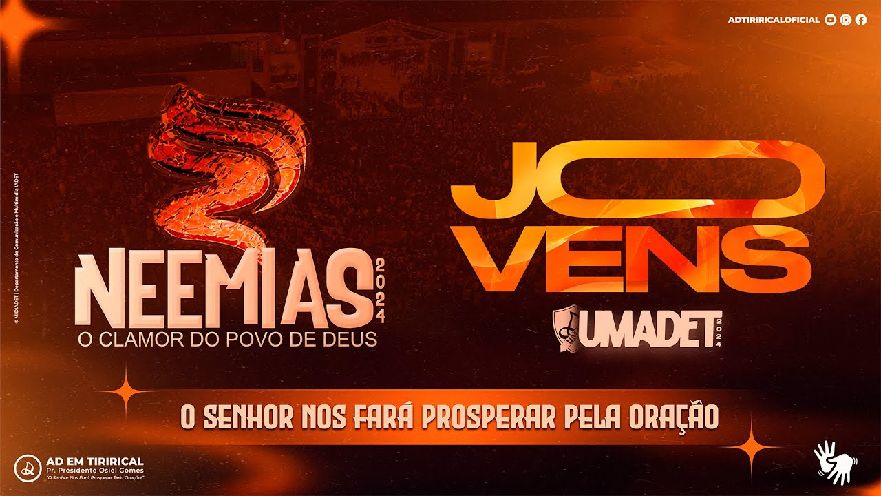 🔥NEEMIAS 2024🔥| NEEMIAS JOVEM | Sábado 19/10/2024