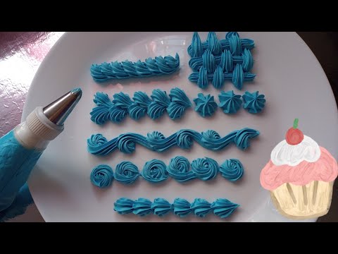 Basic borders for decorating cakes // DUYA #22