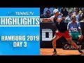 Thiem Marches On As Basilashvili, Rublev And Chardy Win | Hamburg 2019 Highlights Day 3