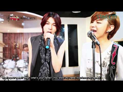 2013-05-14 Led apple Music Note #19/50►4MINUTE - 이름이 뭐예요? (What's Your Name?) [繁中+Eng+한글]