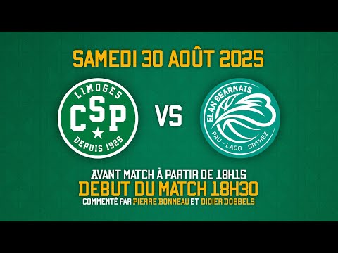 Limoges CSP - Elan Béarnais (30/08/2025)