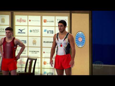 RODRIGUES Frederico (POR) M - 2019 Trampoline Worlds, Tokyo (JPN) - Qualification Tumbling R1