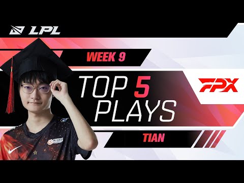 LPL Top 5 Plays | Tian’s Flawless Alley-oop | 2021 Summer Split Week 9