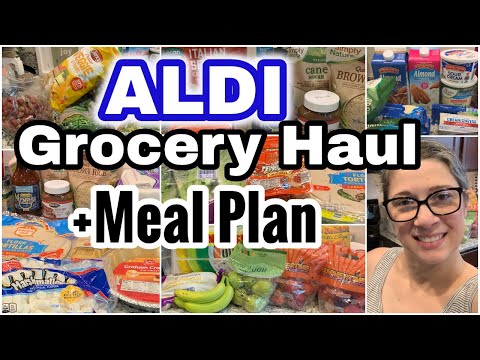 WEEKLY ALDI GROCERY HAUL & MEAL PLAN | LIDL | REPLACING WHAT WE USE | MAINTAINING OUR STOCK UP