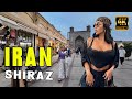 Iran Shiraz Walking Tour 4K 60Fps Above The Underpass Zand 2024 REAL LIFE VLOG