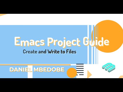 Emacs Project Guide