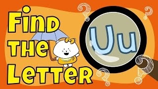 Alphabet Games | Find the Letter U