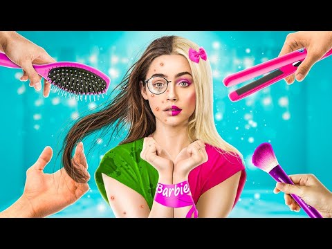 Do Nerd à Barbie! Transformação Extrema de Irmãs!