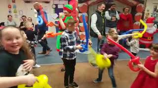 Christmas PARTY Madness BALLOONS GALORE KIDS FIGHT BATTLE
