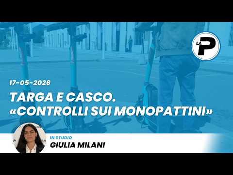 Tg Prealpina: targa e casco. «Controlli sui monopattini»