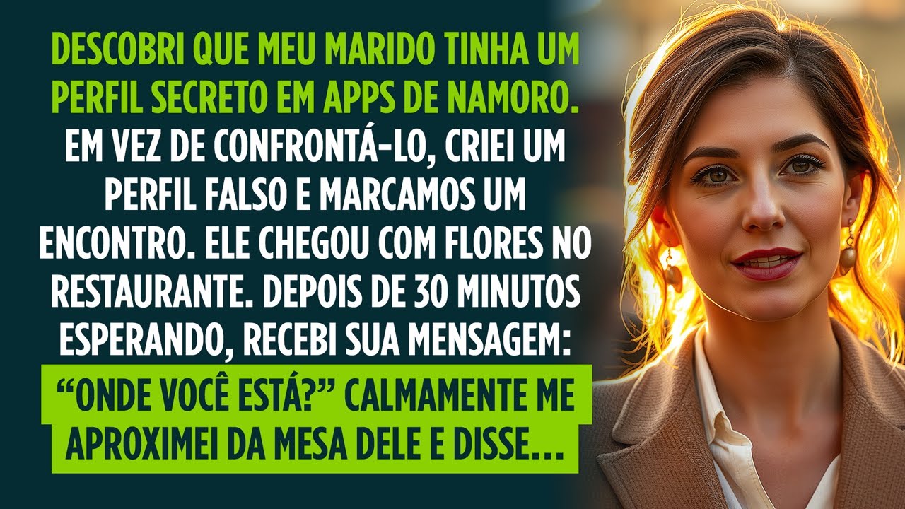 Peguei meu marido no app de namoro, criei perfil falso e marcamos encontro. O que descobri me chocou