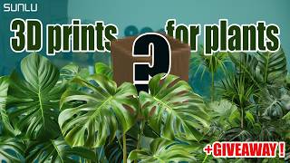 3D PRINTS FOR PLANTS?! !giveaway
