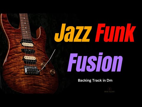 Jazz Funk Fusion Backing Track in Dm | Guthrie Govan Style