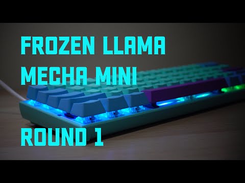 Ducky Mecha Mini - Frozen Llama Mecha Unboxing w/ ASMR Sound Test! (Cherry MX Silver) #asmr #typing