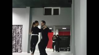Sacada Boleo Barrida Connection Tango Lesson / Workshop Pprep.
