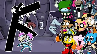 Cover art for FNF - Friend But All Pibby Characters Sings It 🎤 (Every Turn a Different Character Sings)