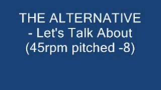 The Alternative 'lets talk about' MENDOZA RECORDS 1993