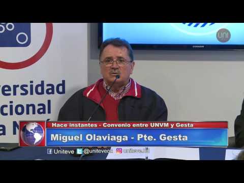 Convenio entre la UNVM y Gesta