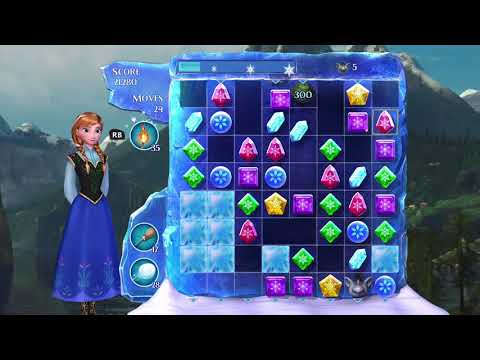 Frozen Free Fall: Snowball Fight Level 284 Walkthrough, , No Power Ups