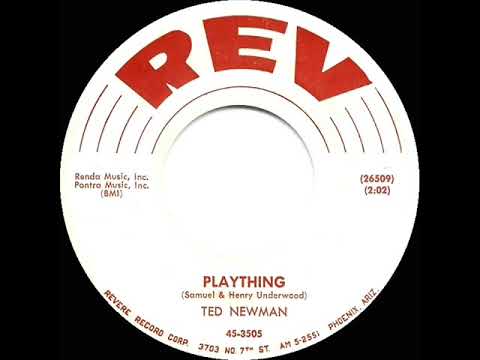 1957 HITS ARCHIVE: Plaything - Ted Newman