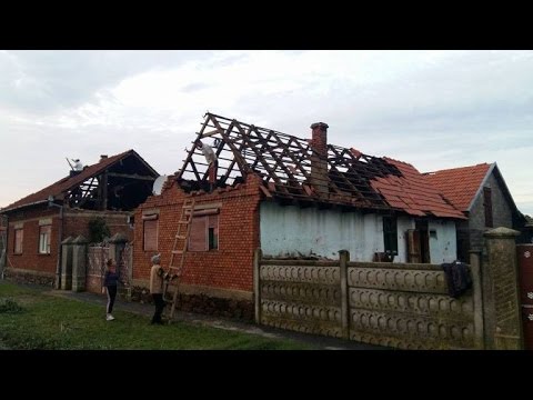 Casa distrusa de furtuna Susani, Timis