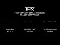 THX The Science Of Sensation 2005 Trailer Comparison