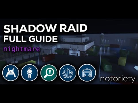 Notoriety | Shadow Raid FULL GUIDE (Guide + All Badges, Tips)