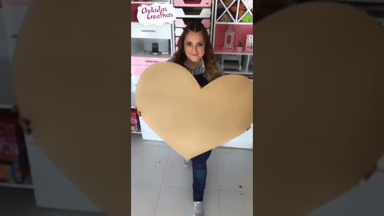 Este es el mejor regalo que puedes dar, corazón GIGANTE. Lleno de chocolates y sorpresas 💝