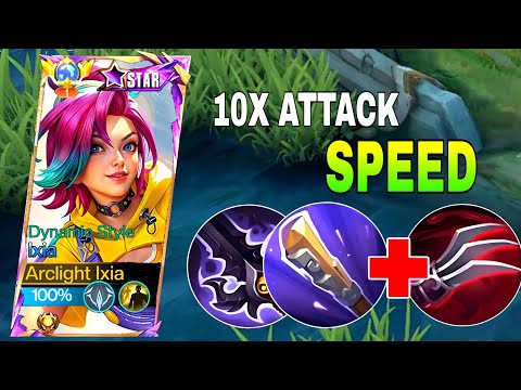 NEW META‼️ IXIA FULL ATTACK SPEED BUILD😱(ATK SPEED HACK) | IXIA BEST BUILD | MOBILE LEGENDS