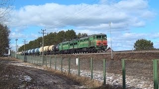 preview picture of video '[BCh] 2TE10U-0277 at Šumskas Station'