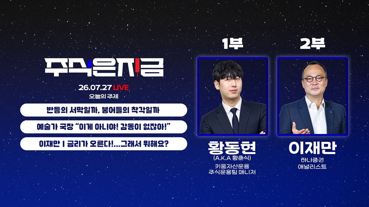 반등의 서막일까, 붕어들의 착각일까ㅣ예술가 국장 "이게 아니야! 감동이 없잖아!"ㅣ이재만 '금리가 오른?