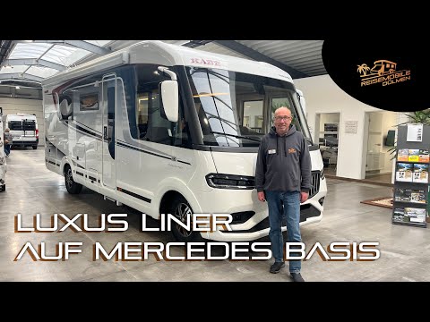 Heckbad Wohnmobil KABE Travel Master I760T - wintertauglicher Luxus Liner auf Mercedes Basis