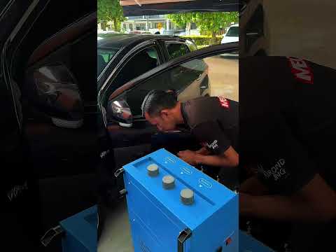 cuci cooling coil tanpa buka dashboard