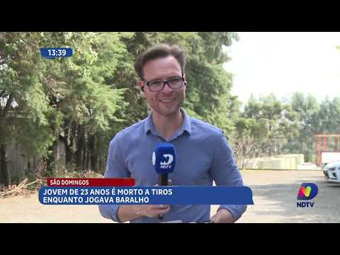 Homem é morto a tiros enquanto jogava baralho em São Domingos