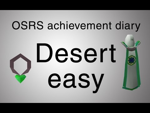 [OSRS] Desert easy diary guide